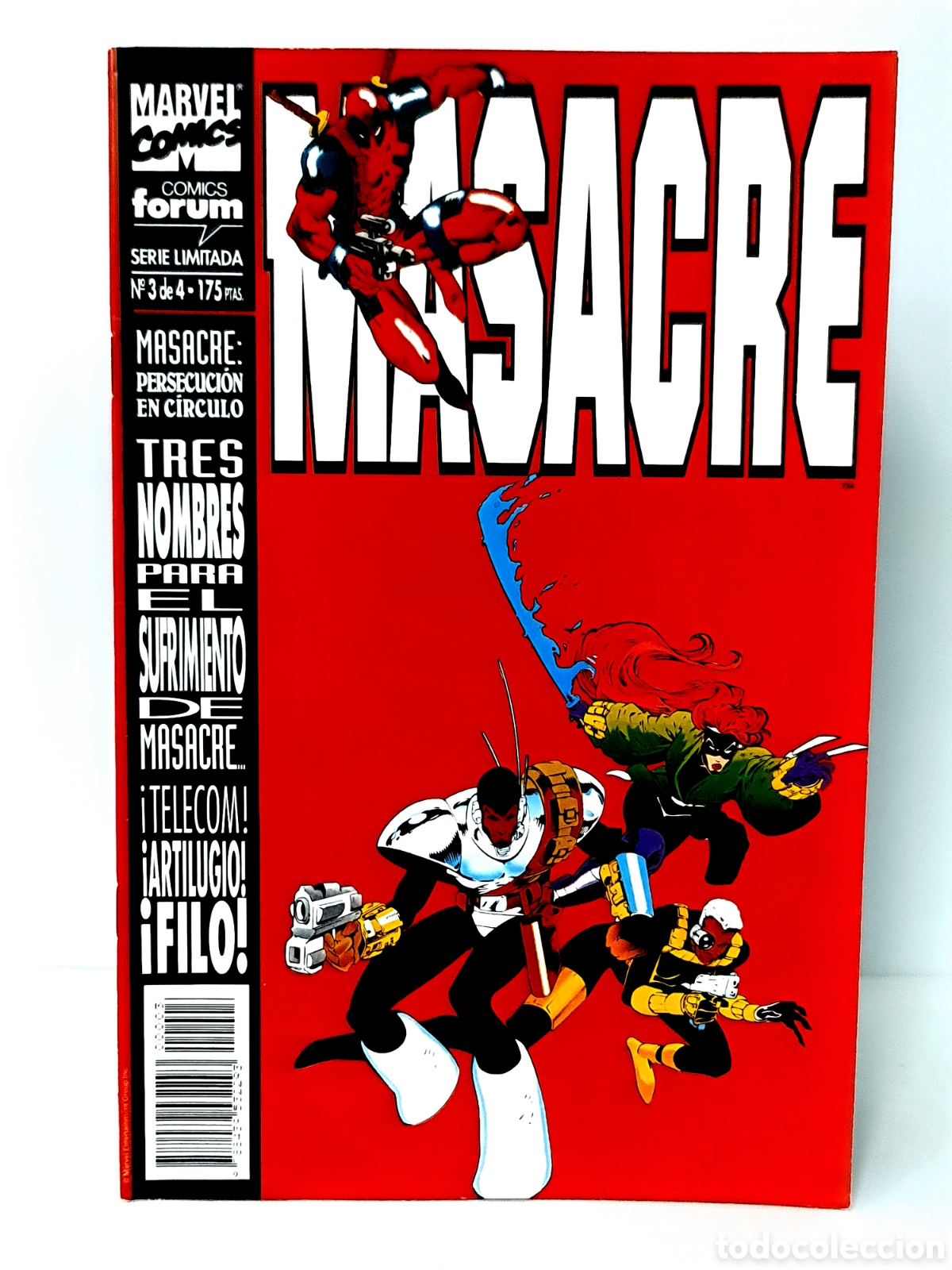 C&oacute;mics: EXCELENTE ESTADO MASACRE 3 PERSECUCION EN CIRCULO FORUM COMICS MARVEL GRAPA - Foto 1