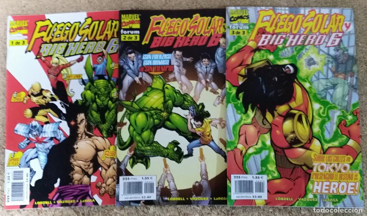 C&oacute;mics: Fuego Solar.Big Hero 6.Completa 3 Comics.Marvel.Forum - Foto 1