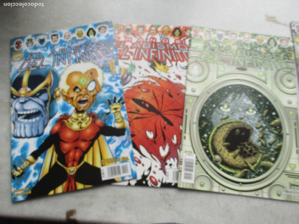 C&oacute;mics: MARVEL, THANOS, EL ABISMO INFINITO-1 AL 6- FORUM- COMPLETA - Foto 3