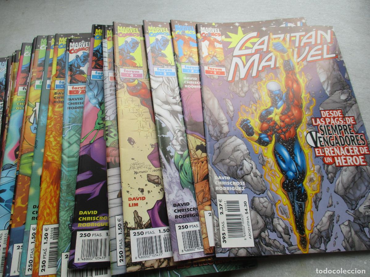 C&oacute;mics: MARVEL, CAPIT&Aacute;N MARVEL 1 AL 26- SERIE COMPLETA-FORUM - Foto 2