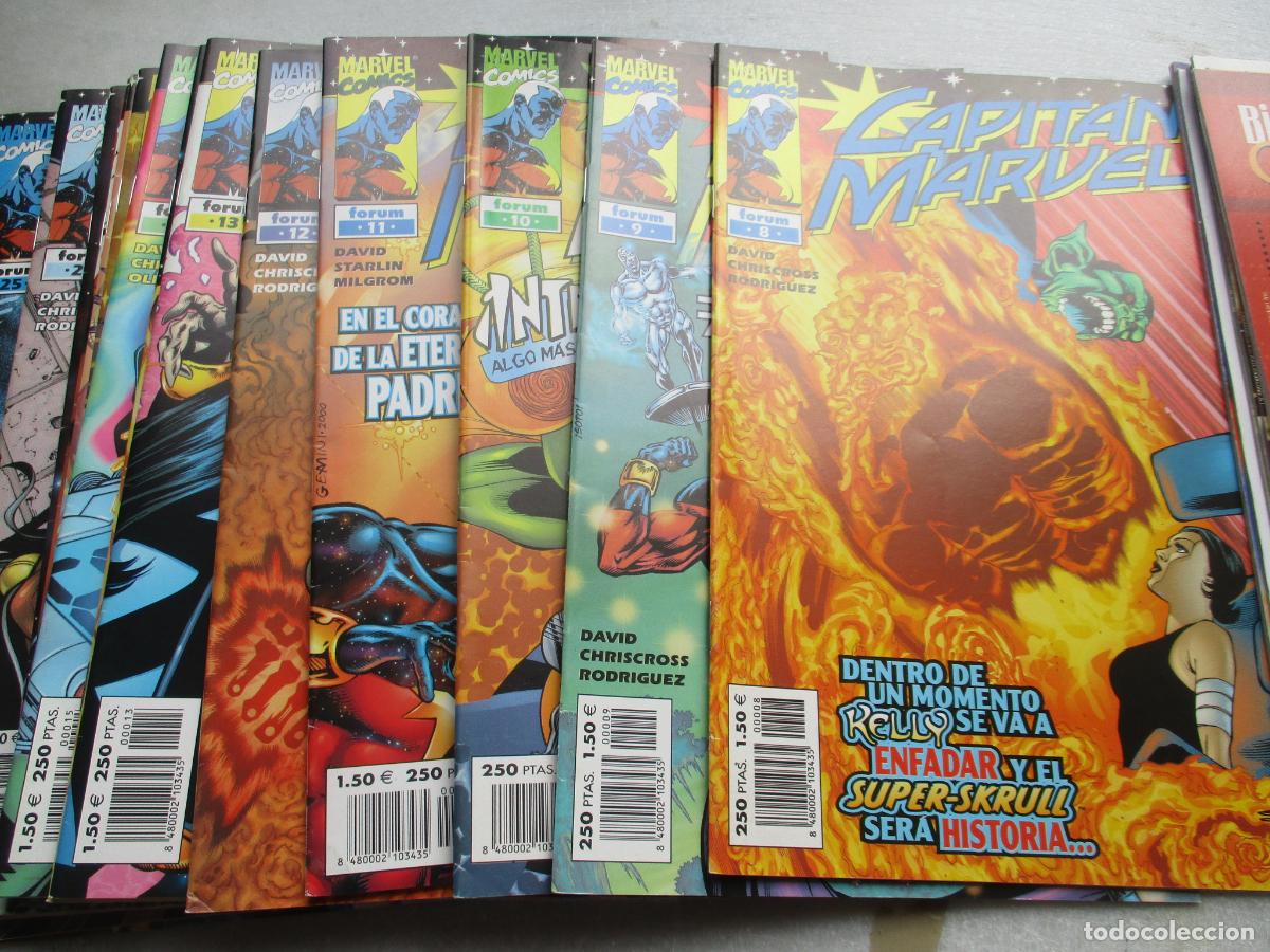 C&oacute;mics: MARVEL, CAPIT&Aacute;N MARVEL 1 AL 26- SERIE COMPLETA-FORUM - Foto 3