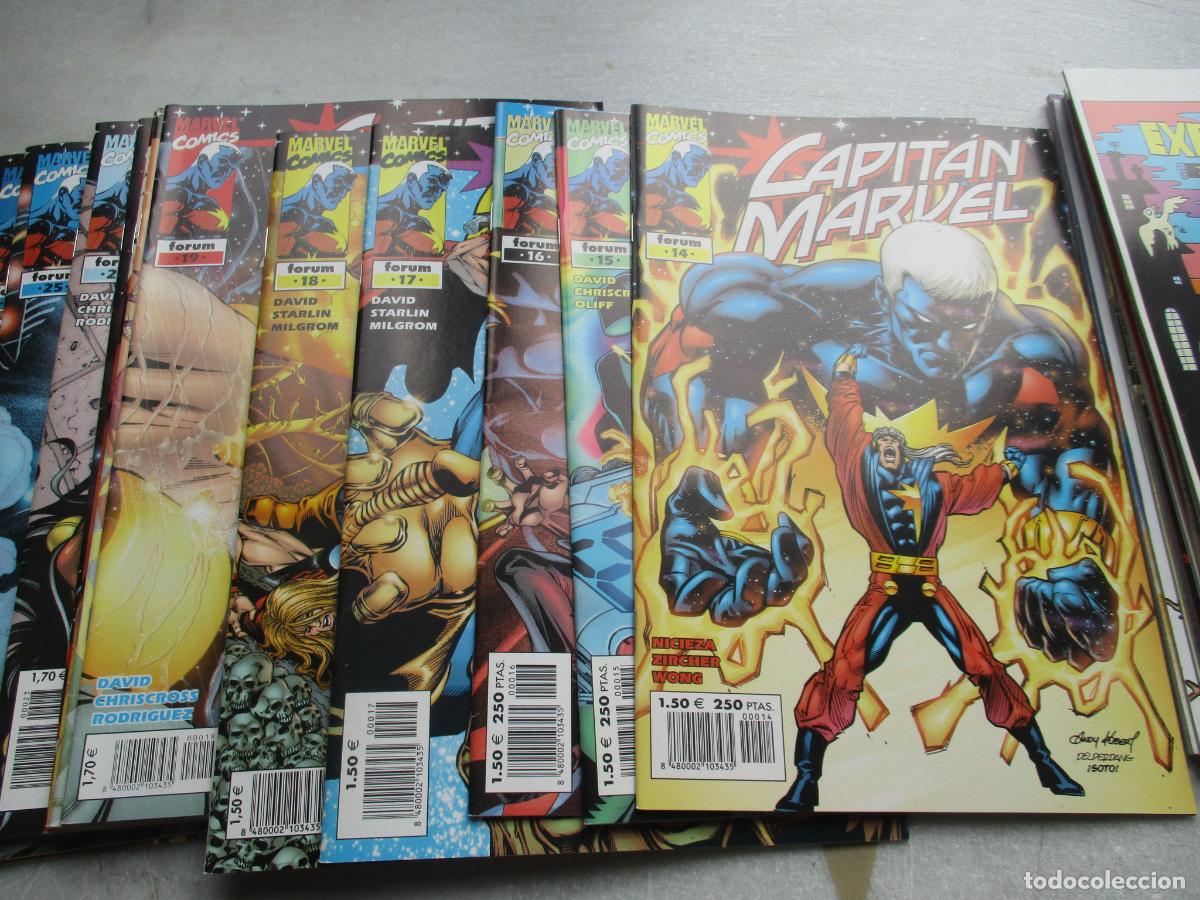 C&oacute;mics: MARVEL, CAPIT&Aacute;N MARVEL 1 AL 26- SERIE COMPLETA-FORUM - Foto 4