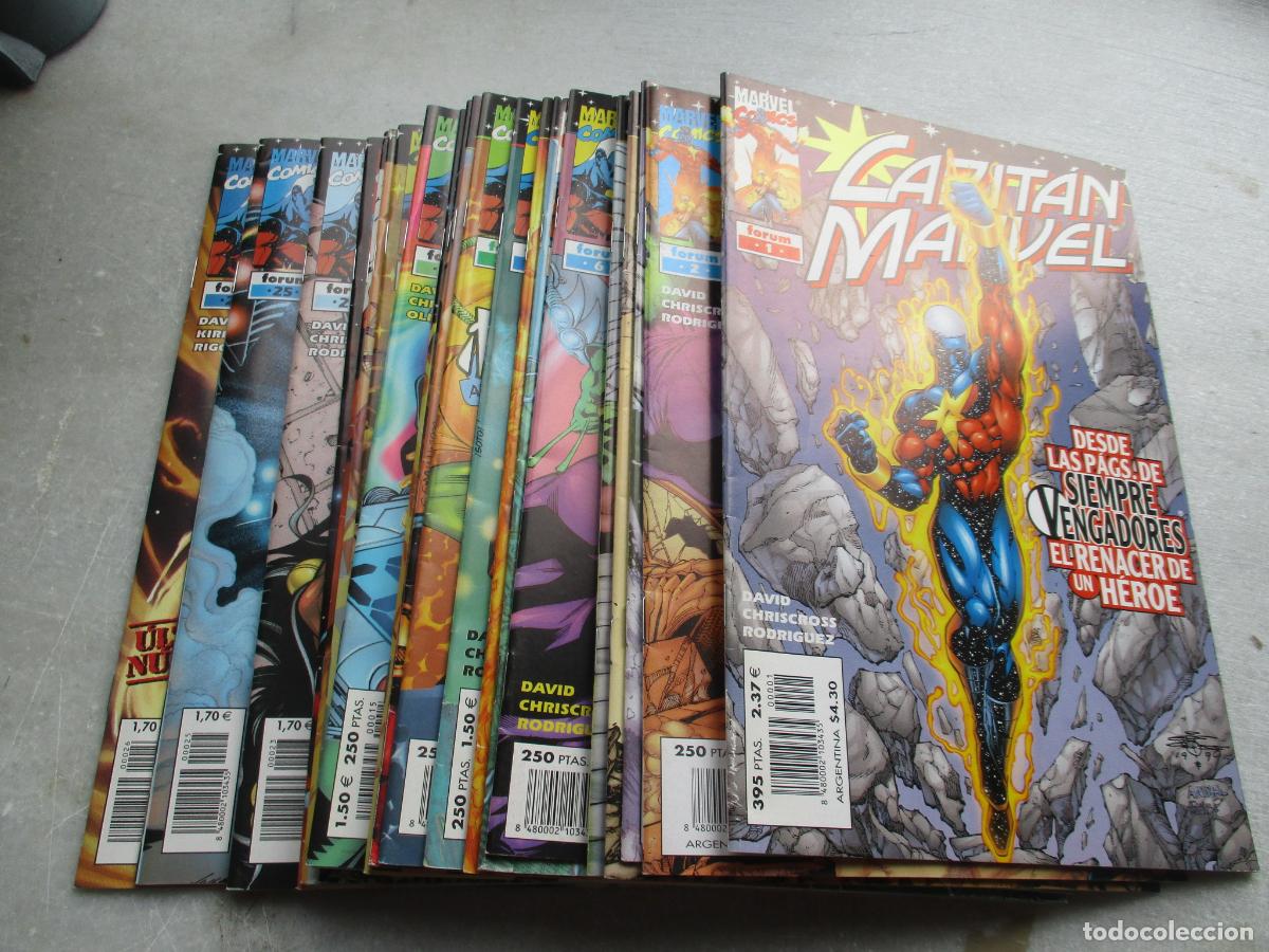 C&oacute;mics: MARVEL, CAPIT&Aacute;N MARVEL 1 AL 26- SERIE COMPLETA-FORUM - Foto 1