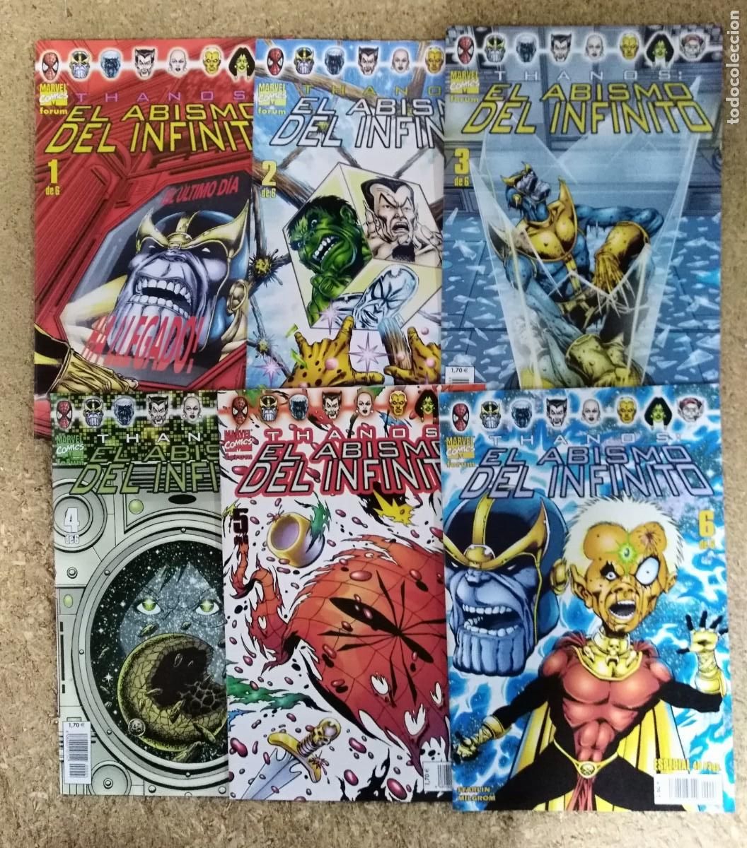 C&oacute;mics: Thanos.El Abismo del Infinito.Completa 6 comics.Marvel.Forum - Foto 1