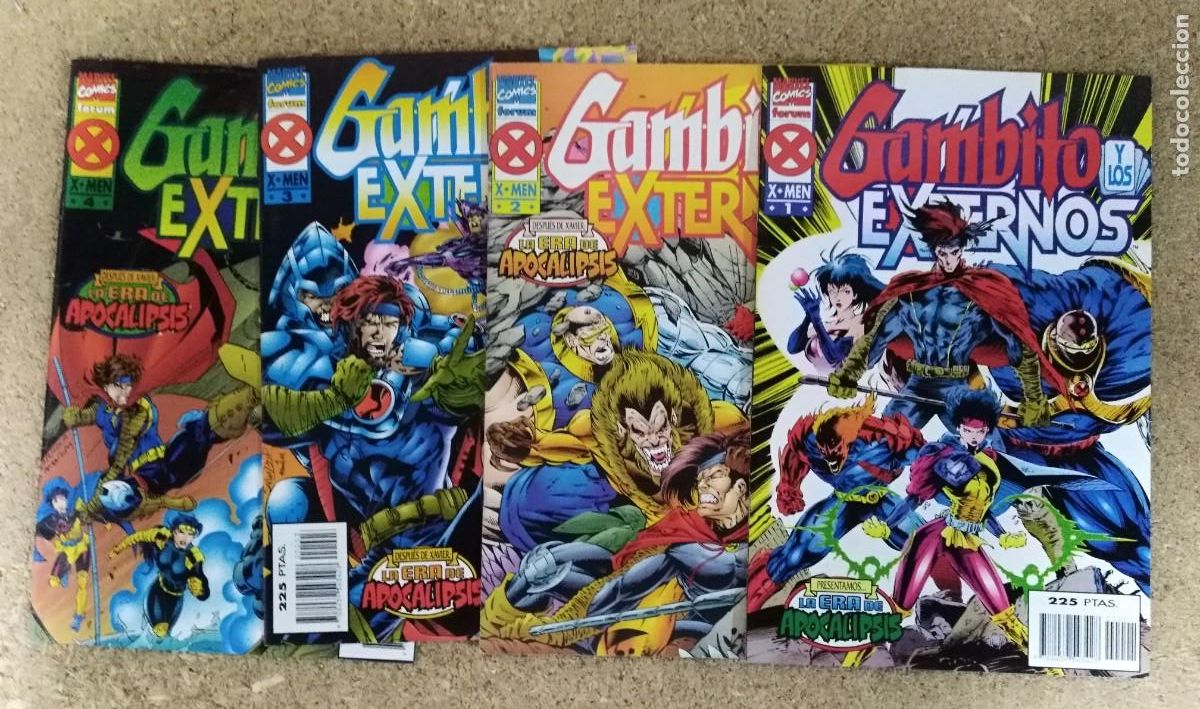 C&oacute;mics: La Era de Apocalipsis.Gambito y Los Externos.Completa 4 Comics.Marvel.Forum - Foto 1