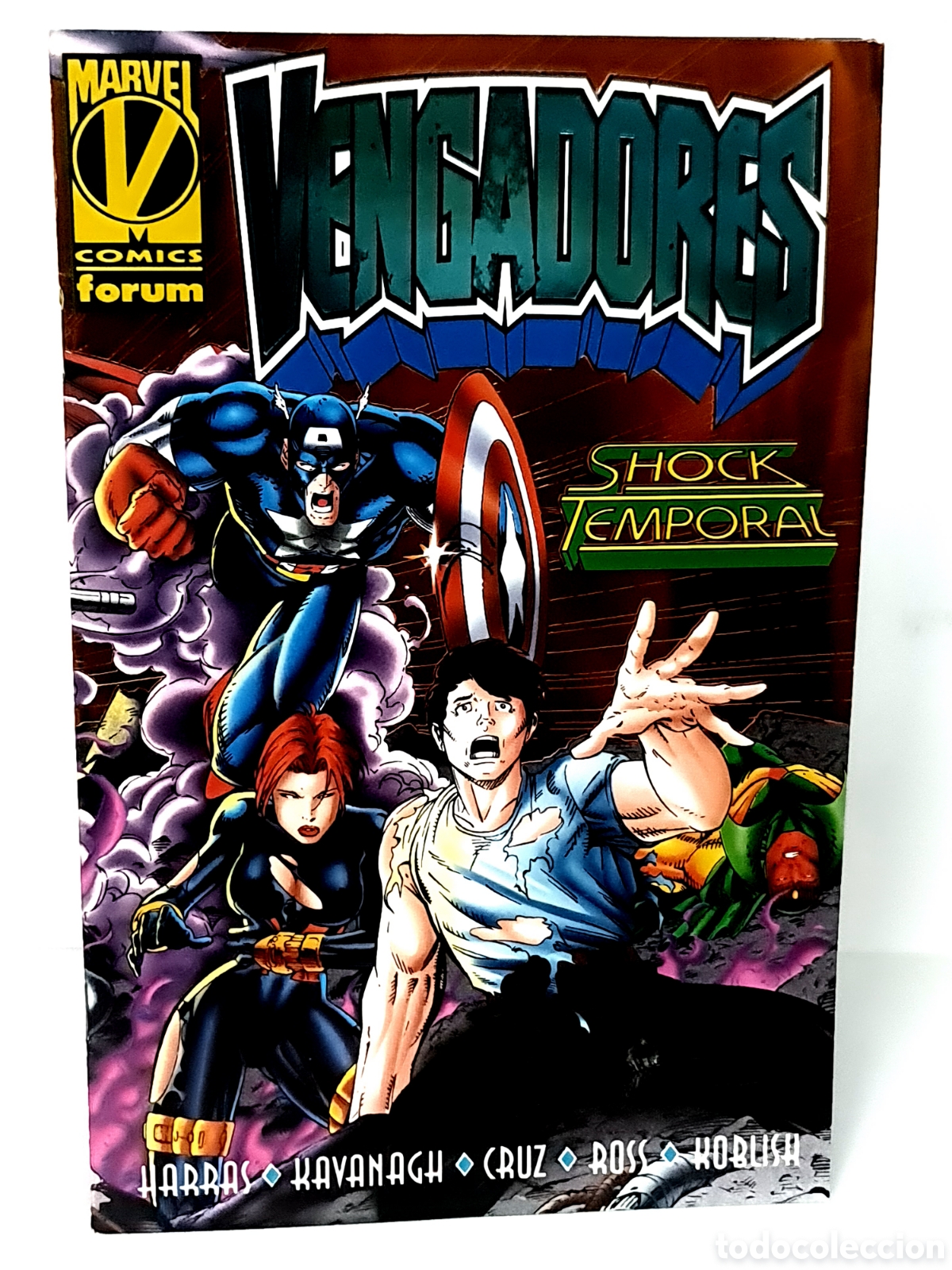C&oacute;mics: DE KIOSCO VENGADORES SHOCK TEMPORAL FORUM COMICS GRAPA MARVEL - Foto 1