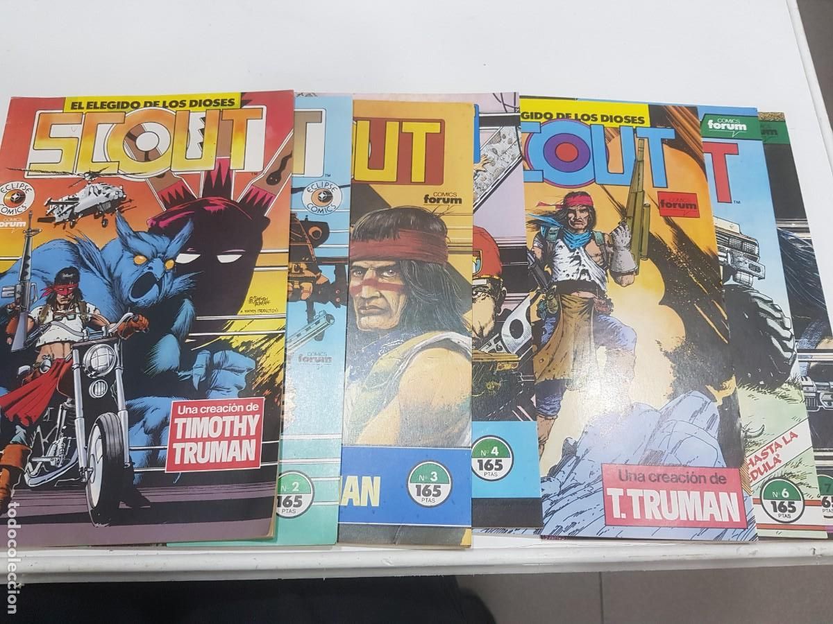 C&oacute;mics: Lote 7 Numeros Scout Comics forum eclipse comics (1,2,3,4,5,6,7) - Foto 1