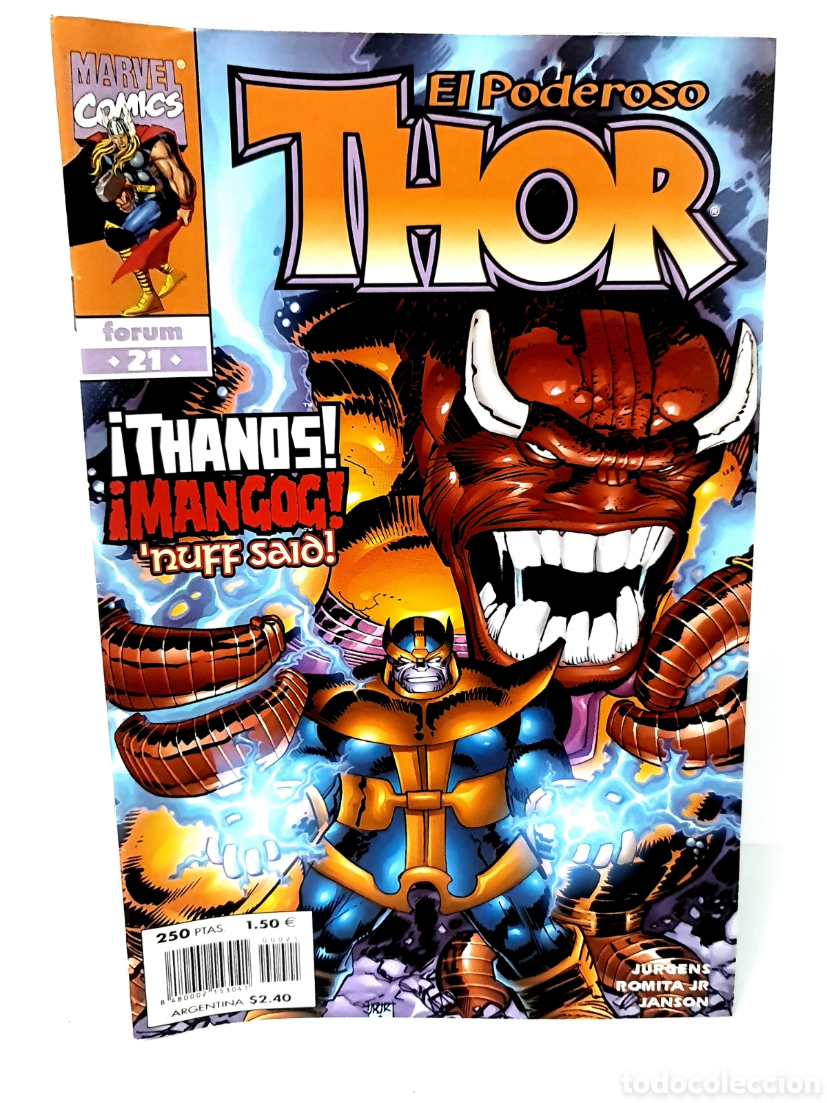 C&oacute;mics: DE KIOSCO EL PODEROSO THOR 21 VOL4 FORUM COMICS GRAPA VOL.4 VOLUMEN - Foto 1