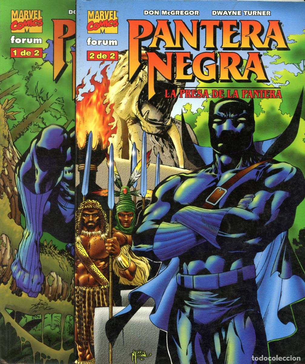 C&oacute;mics: PANTERA NEGRA - LA PRESA DE LA PANTERA - COMPLETA 2 EJEMPLARES - FORUM 1998 - Foto 1