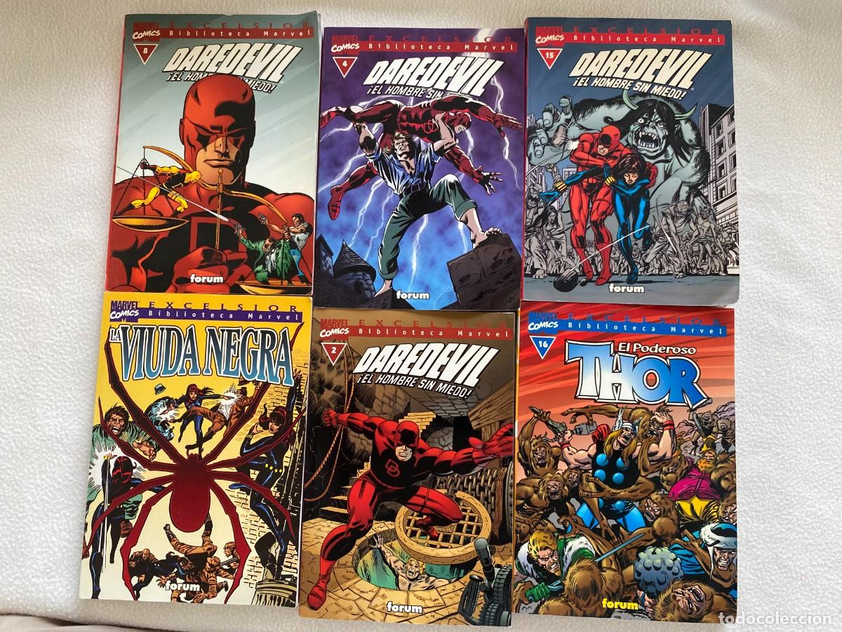 C&oacute;mics: BIBLIOTECA MARVEL EXCELSIOR - viuda negra + n&uacute;meros 2, 4, 8, 15 y 16 - Foto 1