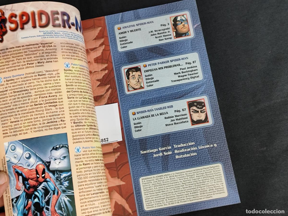 C&oacute;mics: SPIDERMAN - N&ordm; 21 - LOMO AZUL - FORUM - Foto 5