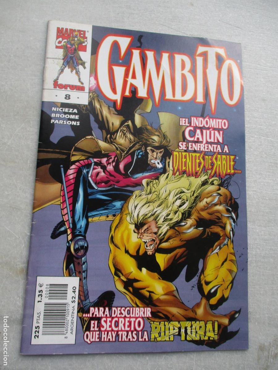 C&oacute;mics: MARVEL, GAMBITO, N&ordm;. 8-FORUM - Foto 1