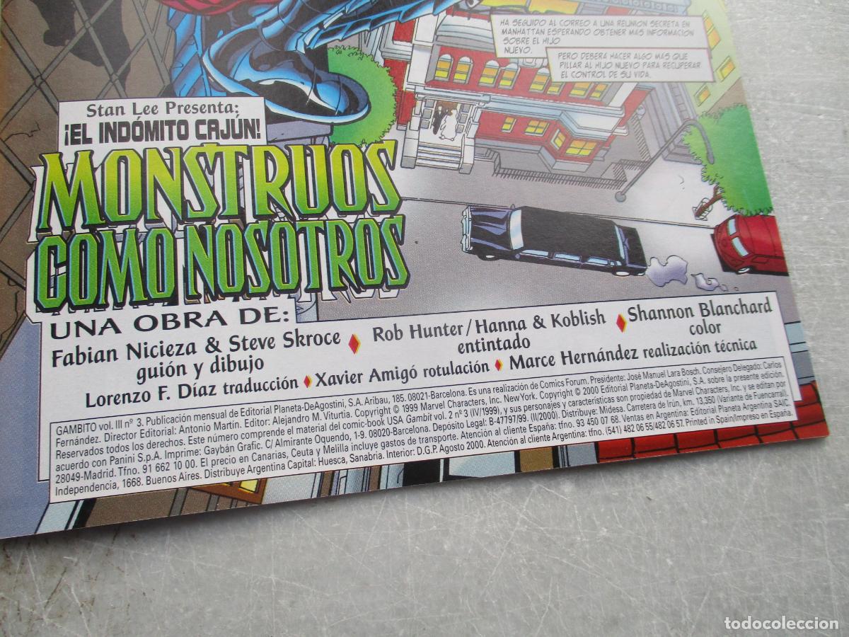 C&oacute;mics: MARVEL, GAMBITO, N&ordm;. 3-FORUM - Foto 2