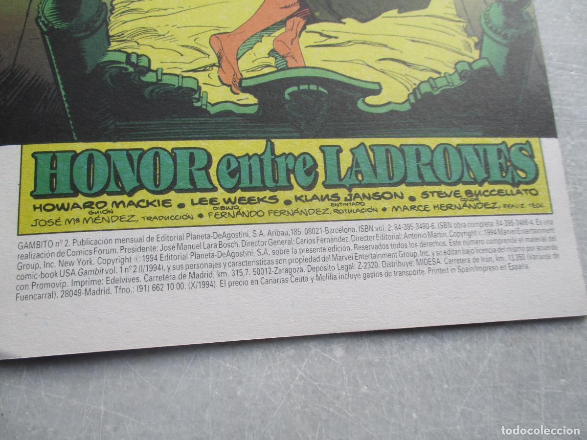 C&oacute;mics: MARVEL, GAMBITO, N&ordm;. 2 DE 4- SERIE LIMITADA-FORUM - Foto 2