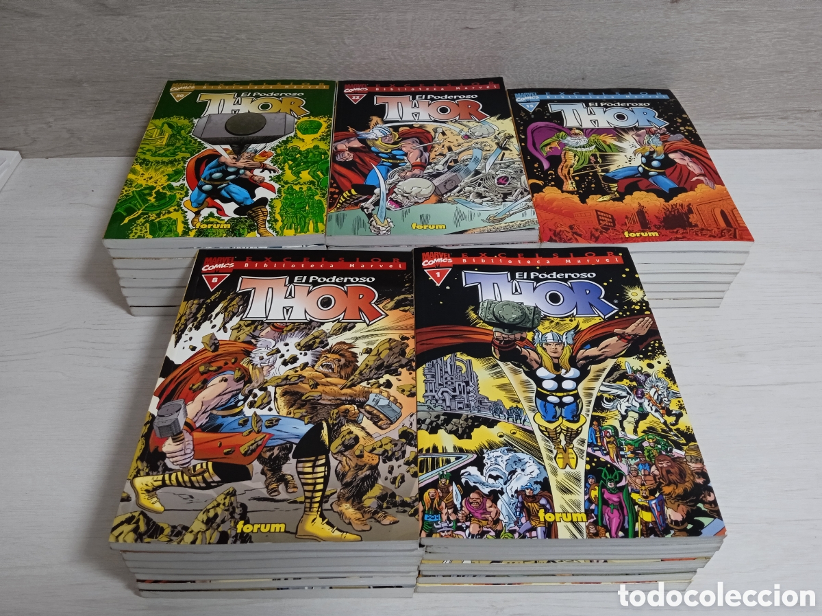C&oacute;mics: BIBLIOTECA MARVEL THOR -COMPLETA 37 NUMEROS - FORUM - Foto 1