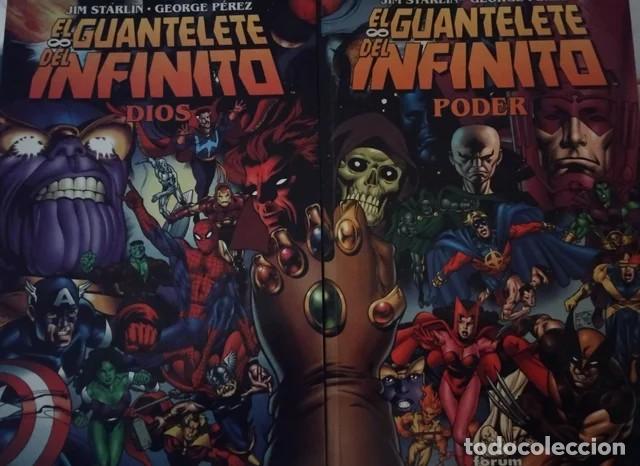 C&oacute;mics: EL GUANTELETE DEL INFINITO - DIOS Y PODER - DOS TOMOS - COMPLETA - FORUM. - Foto 1