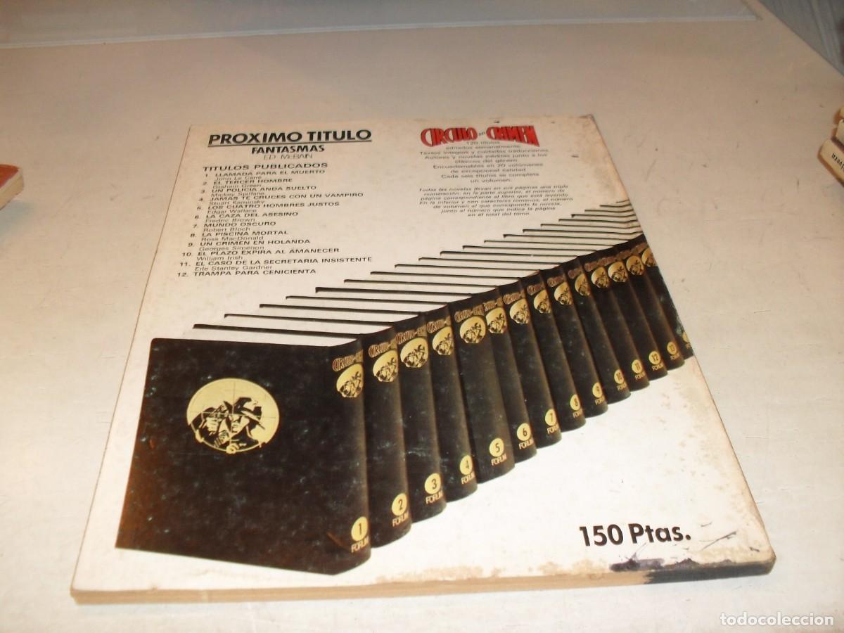 C&oacute;mics: CIRCULO DEL CRIMEN N&ordm; 13 AL FINAL DEL ARCO IRIS,DE J M CAIN,(DE 120),EDICIONES FORUM,1983 - Foto 2