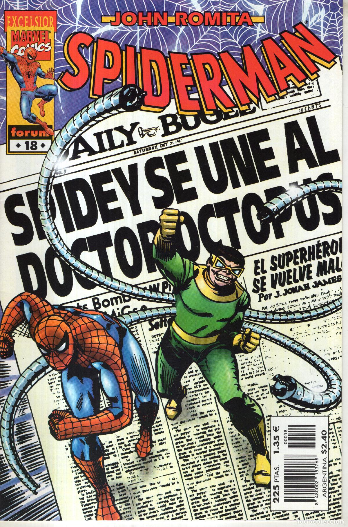 C&oacute;mics: SPIDERMAN JOHN ROMITA N&ordm; 18 - FORUM - ESTADO EXCELENTE - Foto 1