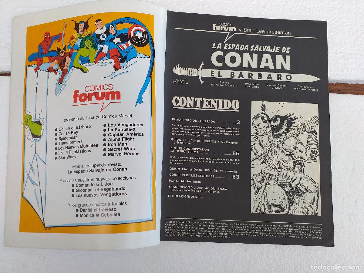 C&oacute;mics: LA ESPADA SALVAJE DE CONAN - N&ordm; 70 - El maestro de la espada - FORUM - Foto 6