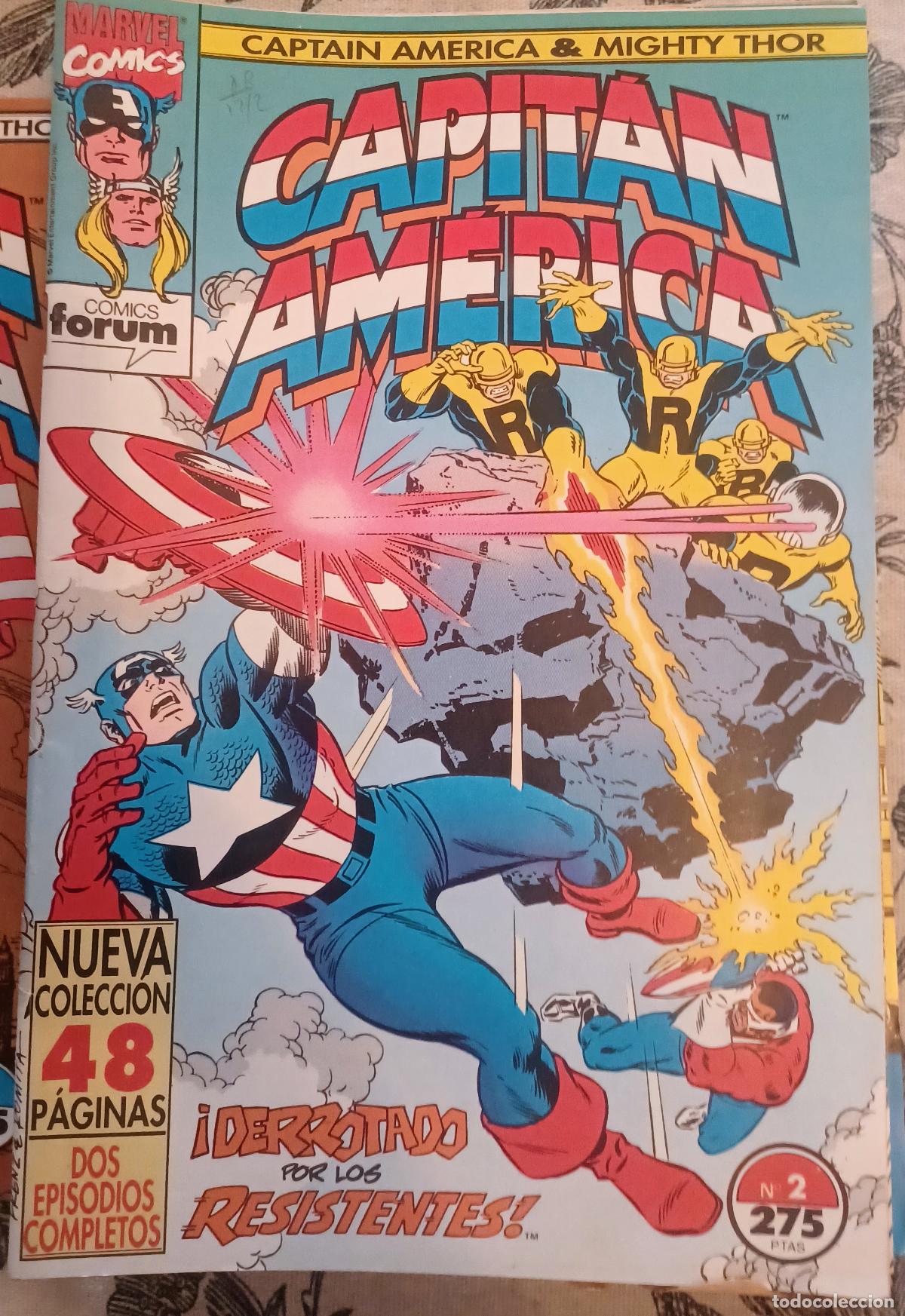 C&oacute;mics: CAPITAN AMERICA & MIGHTY THOR VOL 2 FORUM COMPLETA 13 N&Uacute;MEROS - Foto 3