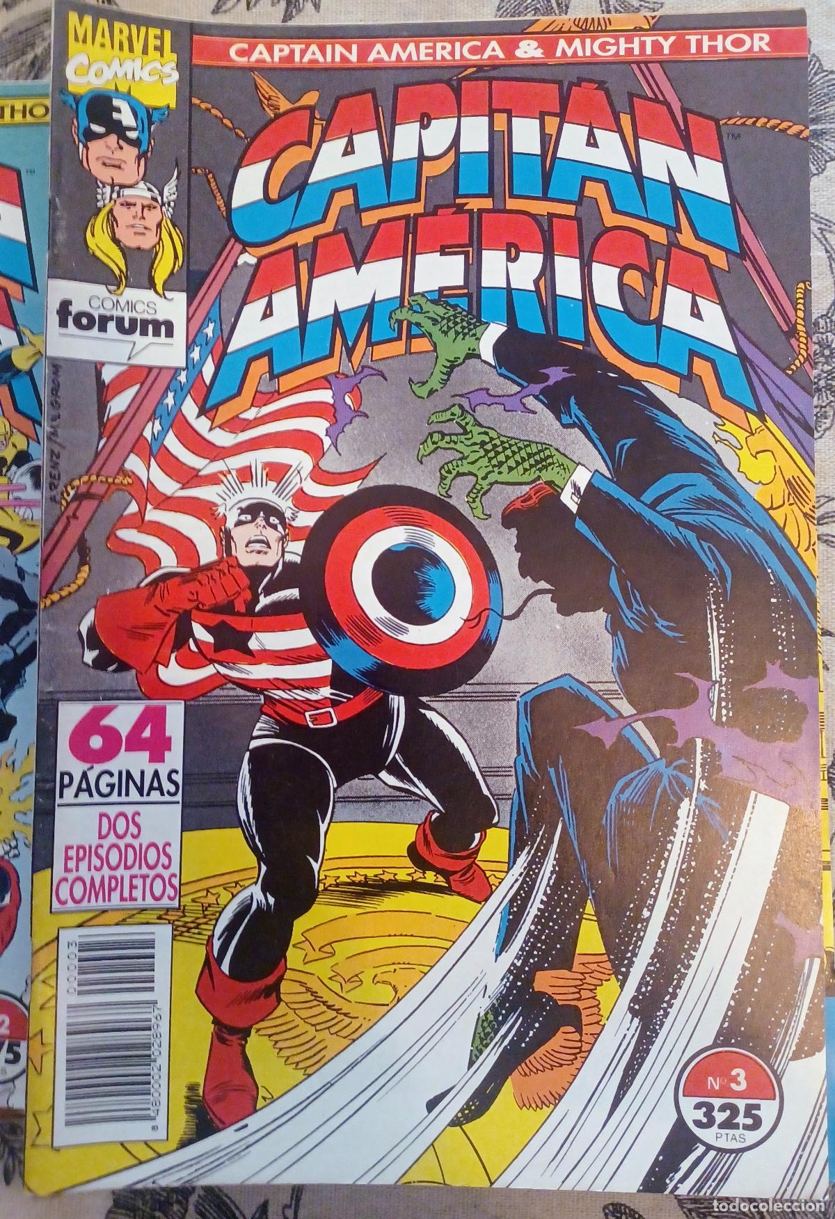 C&oacute;mics: CAPITAN AMERICA & MIGHTY THOR VOL 2 FORUM COMPLETA 13 N&Uacute;MEROS - Foto 4