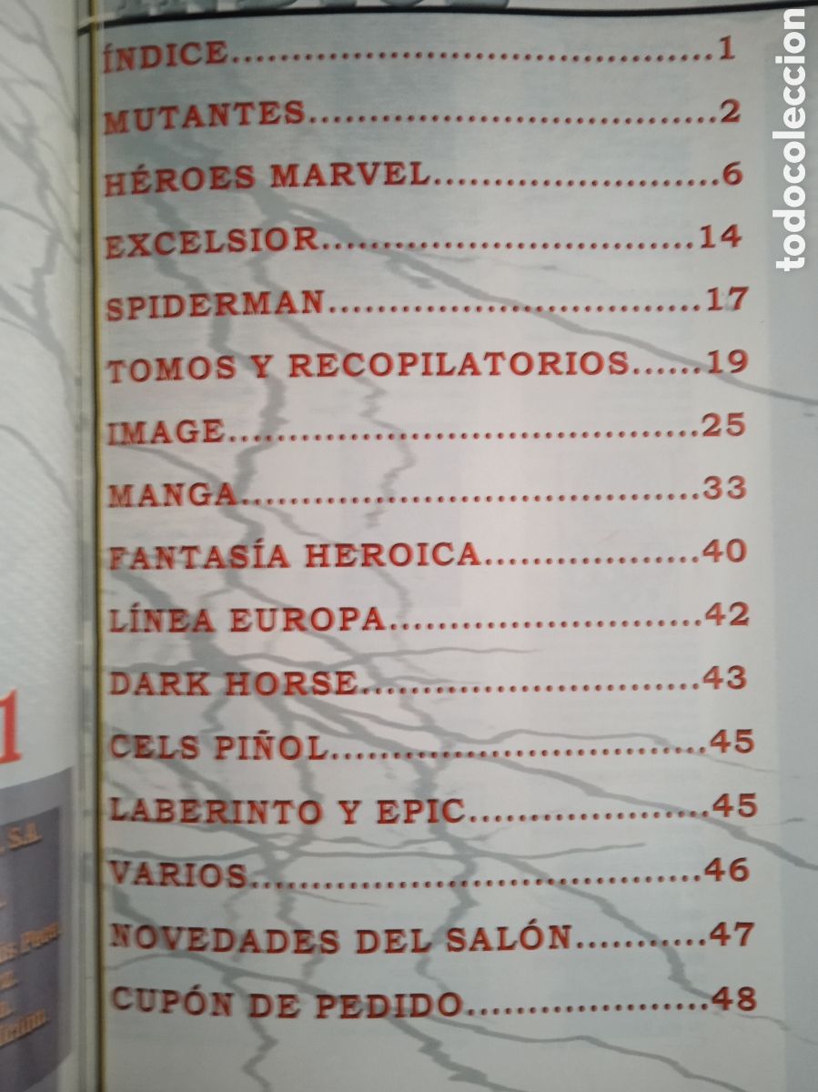 C&oacute;mics: CAT&Aacute;LOGO DE COMICS 2001. PLANETA. - Foto 2