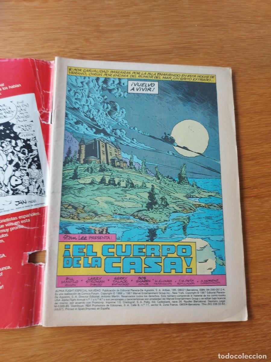 C&oacute;mics: ALPHA FLIGHT ESPECIAL NAVIDAD. GRAPA. FORUM. MARVEL. 1987. - Foto 3
