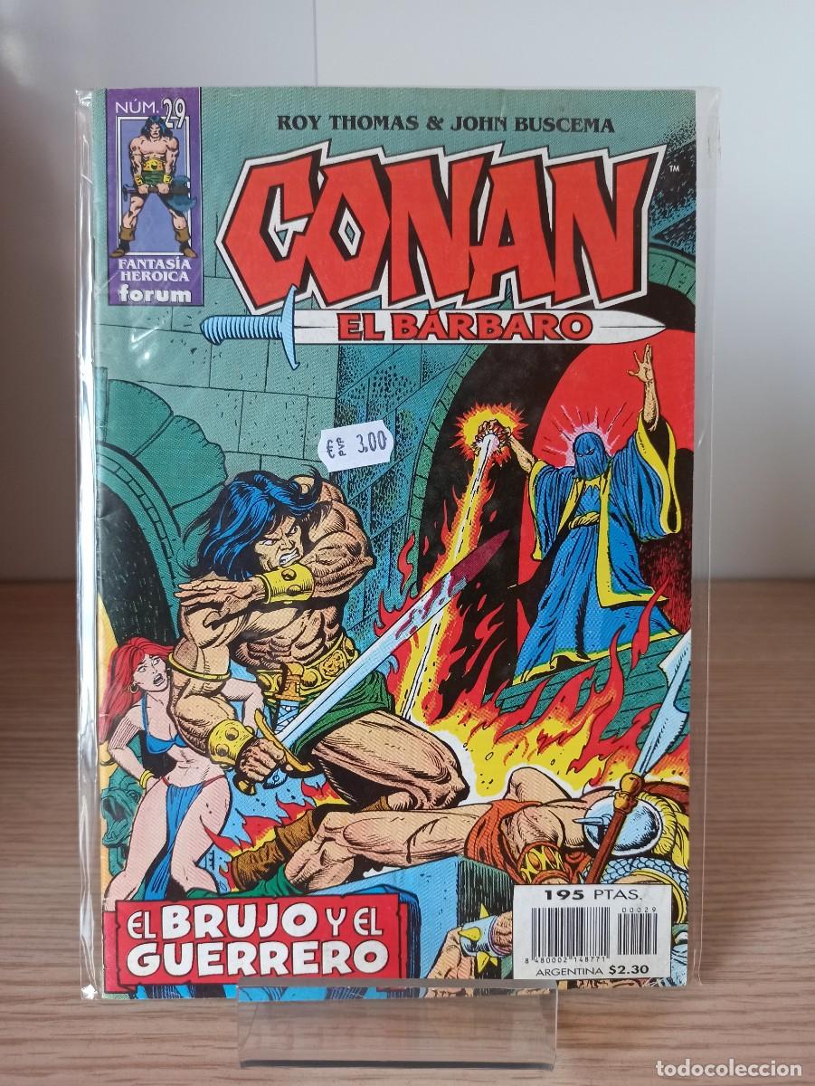 C&oacute;mics: CONAN EL BARBARO &rdquo;El brujo y el guerrero&rdquo; (Ed. Comics Forum) N&ordm; 29 - Foto 1