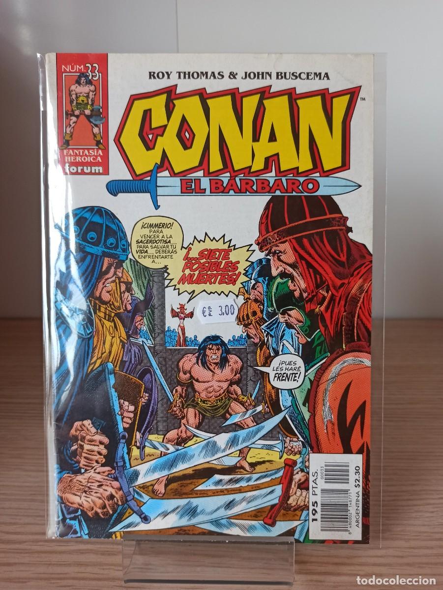 C&oacute;mics: CONAN EL BARBARO (Ed. Comics Forum) N&ordm; 33 - Foto 1