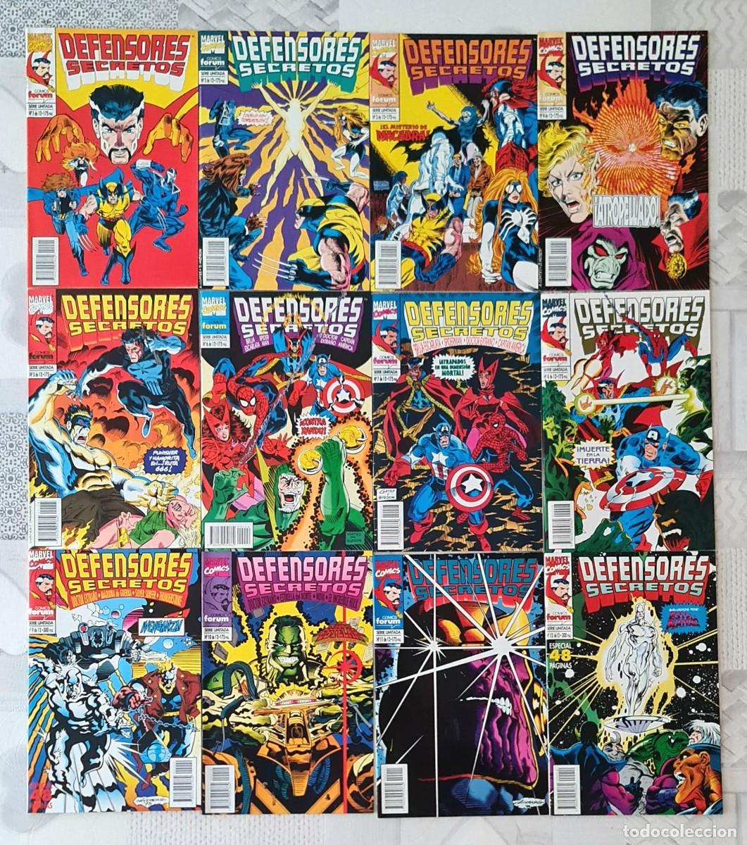 C&oacute;mics: DEFENSORES SECRETOS. Serie Limitada completa de 12 comics. Comics Forum 1994 - Foto 1