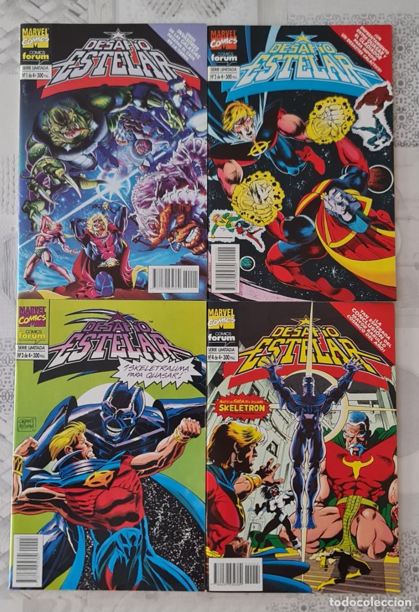 C&oacute;mics: DESAFIO ESTELAR. Serie Limitada completa de 4 comics. Comics Forum 1994 - Foto 1