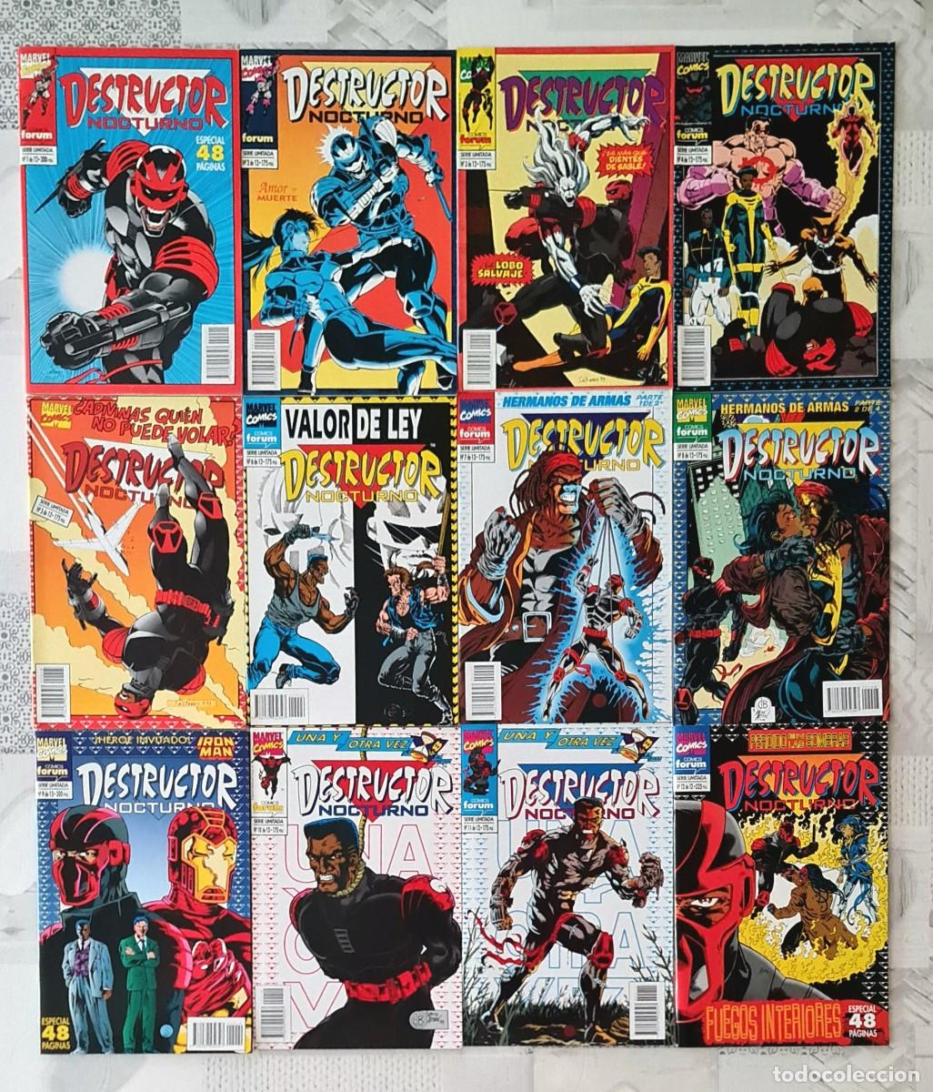 C&oacute;mics: DESTRUCTOR NOCTURNO. Serie Limitada completa de 12 comics. Comics Forum 1994 - Foto 1