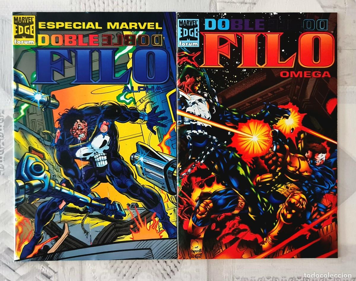 C&oacute;mics: DOBLE FILO: ALPHA y OMEGA. Serie Limitada completa de 2 comics. Comics Forum 1996 - Foto 1