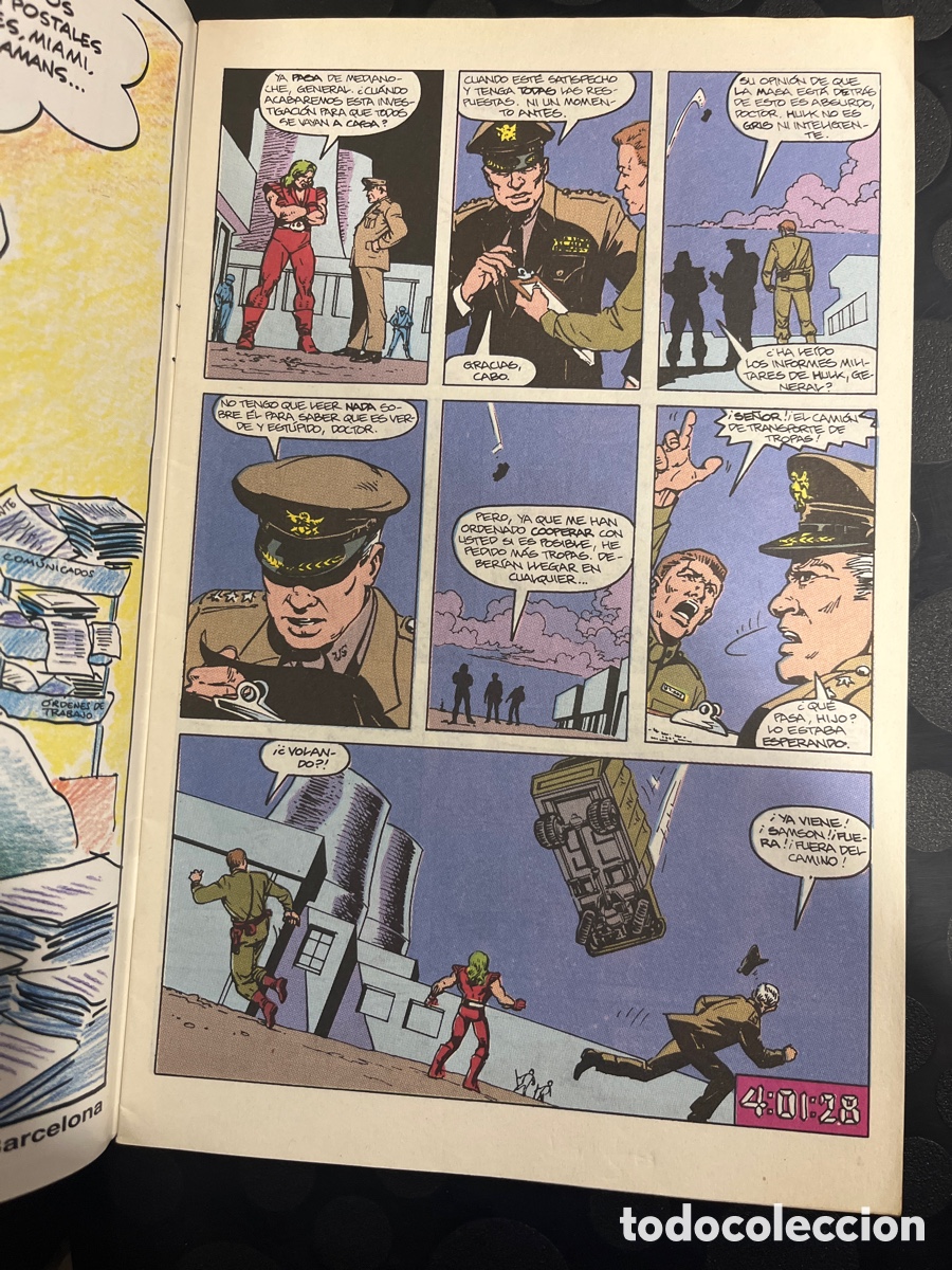 C&oacute;mics: MARVEL H&Eacute;ROES N.68 LA INCRE&Iacute;BLE MASA ( 1986/1993 ) - Foto 3