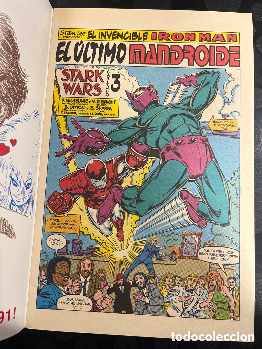 C&oacute;mics: MARVEL H&Eacute;ROES N.56 IRON MAN : STARK WARS ( 1986/1993 ) - Foto 3