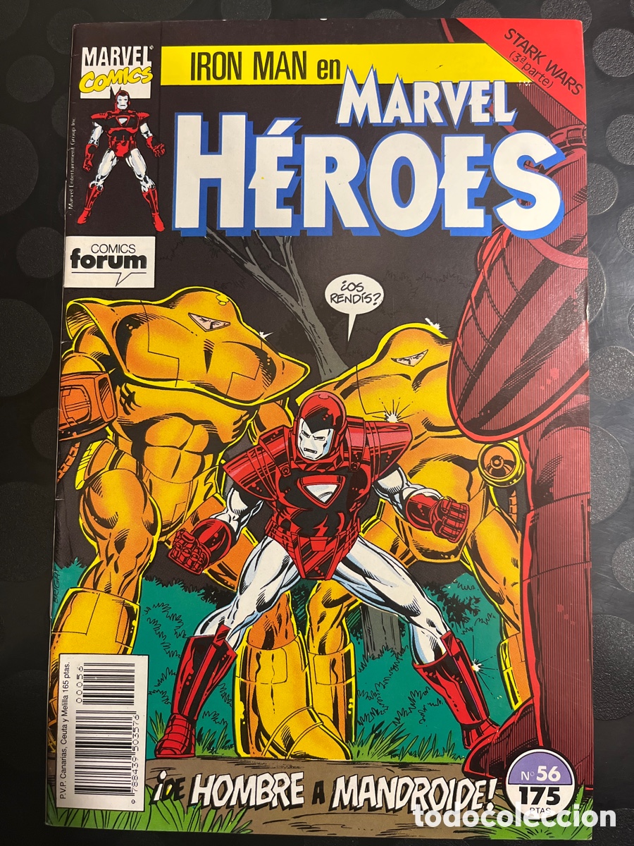 C&oacute;mics: MARVEL H&Eacute;ROES N.56 IRON MAN : STARK WARS ( 1986/1993 ) - Foto 1