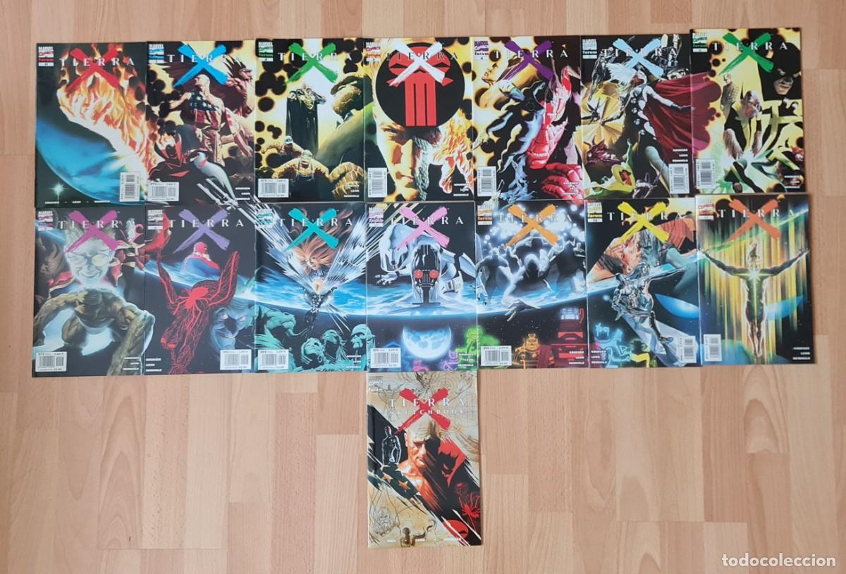 C&oacute;mics: TIERRA-X. Serie Limitada completa de 14 comics + SKETCHBOOK. Comics Forum 2000 - Foto 1