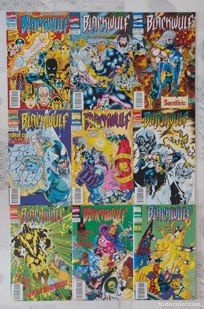 C&oacute;mics: BLACKWULF. Serie Limitada completa de 9 comics. Comics Forum 1995 - Foto 1