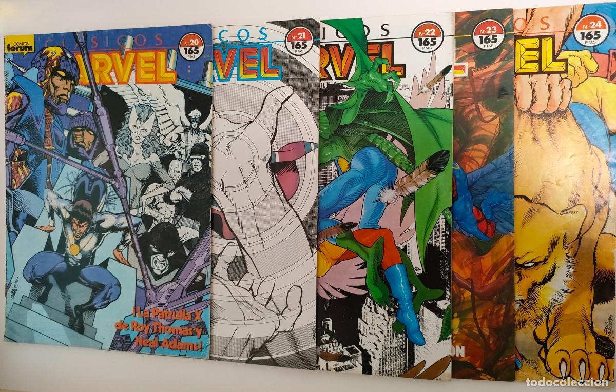 C&oacute;mics: Cl&aacute;sicos Marvel 20-21-22-23-24 Forum (1990) - Foto 1