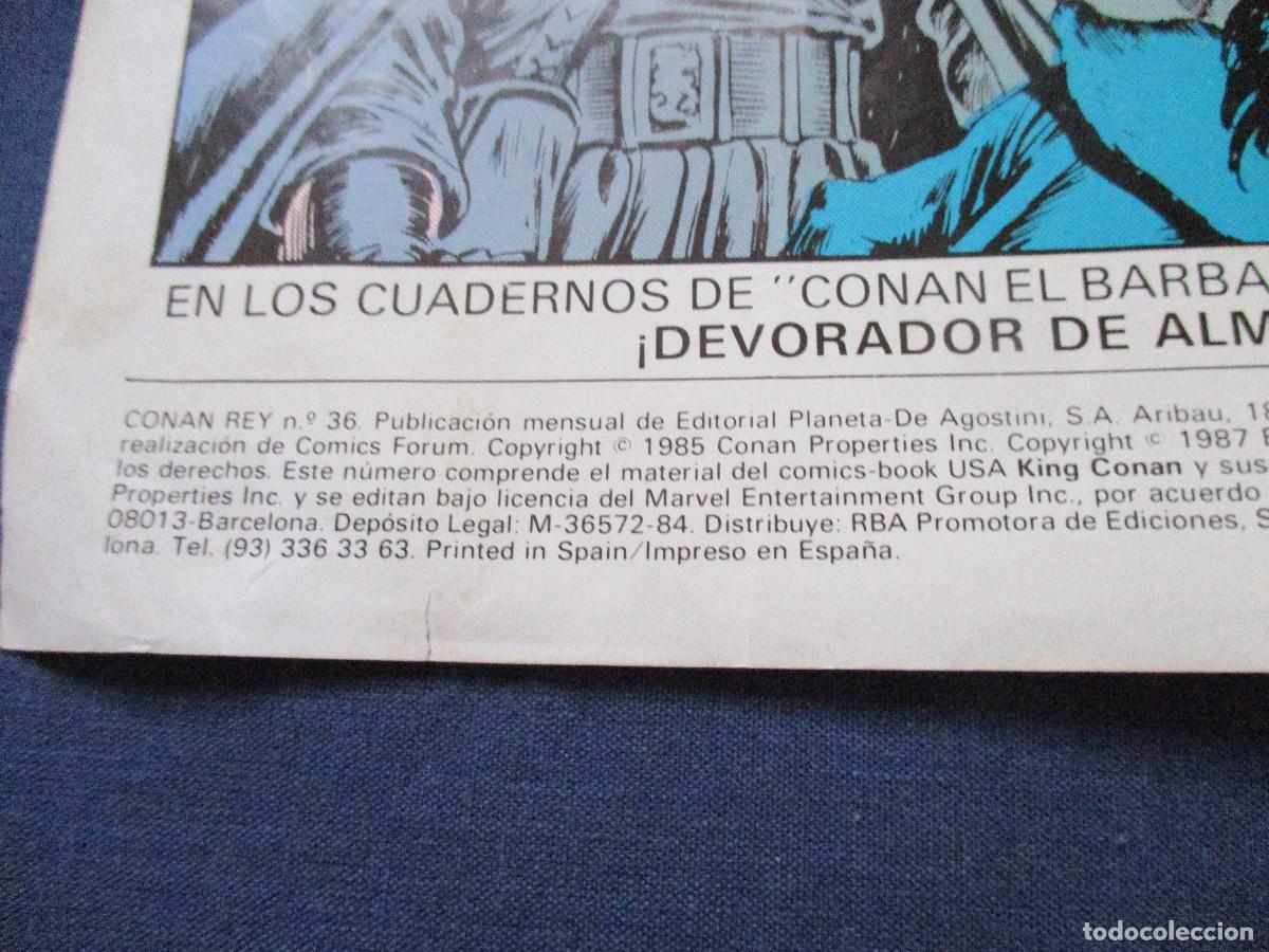 C&oacute;mics: MARVEL / CONAN REY N.&ordm; 36 VOLUMEN 1 FORUM 1987 - Foto 4