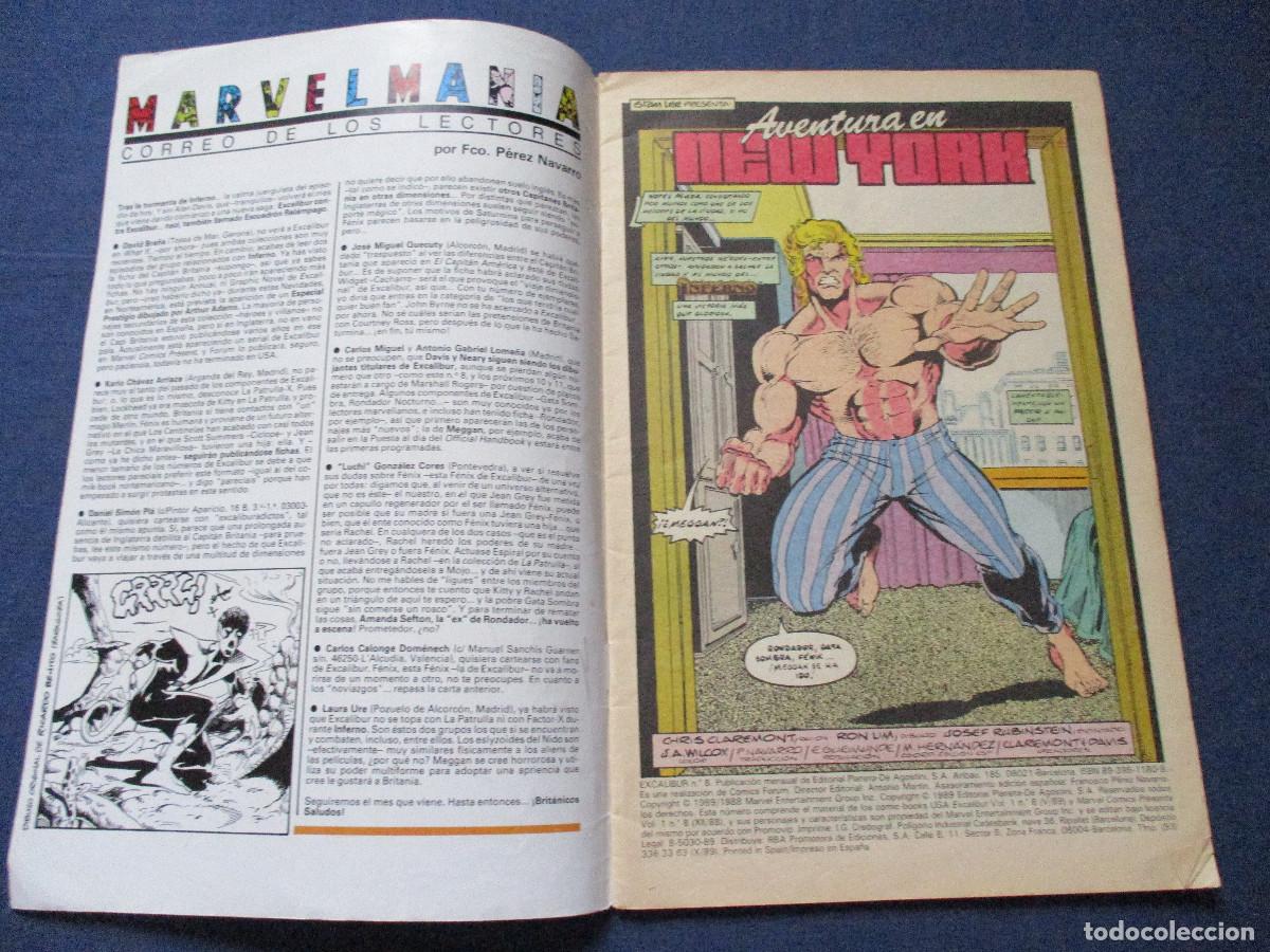C&oacute;mics: MARVEL / EXCALIBUR N.&ordm; 8 VOLUMEN I FORUM 1989 - Foto 3