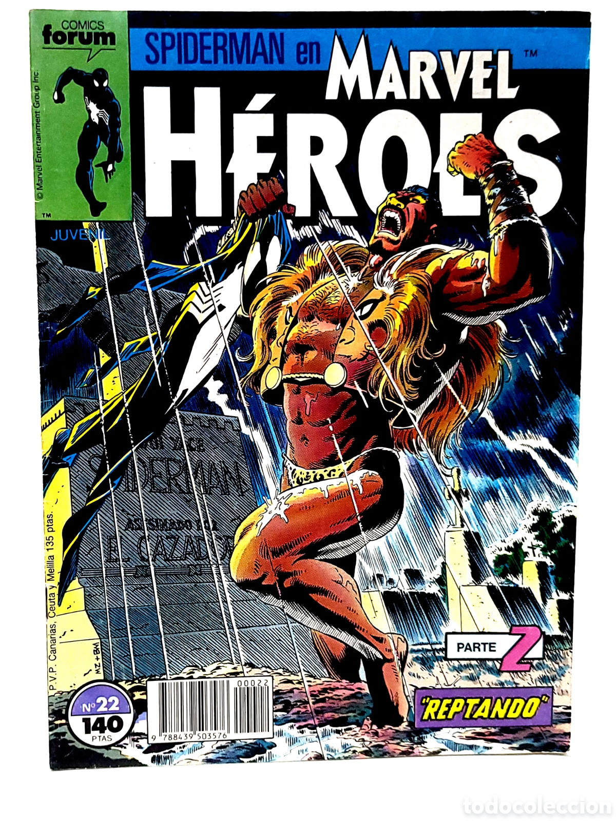 C&oacute;mics: CASI EXCELENTE ESTADO MARVEL HEROES 22 FORUM COMICS GRAPA - Foto 1