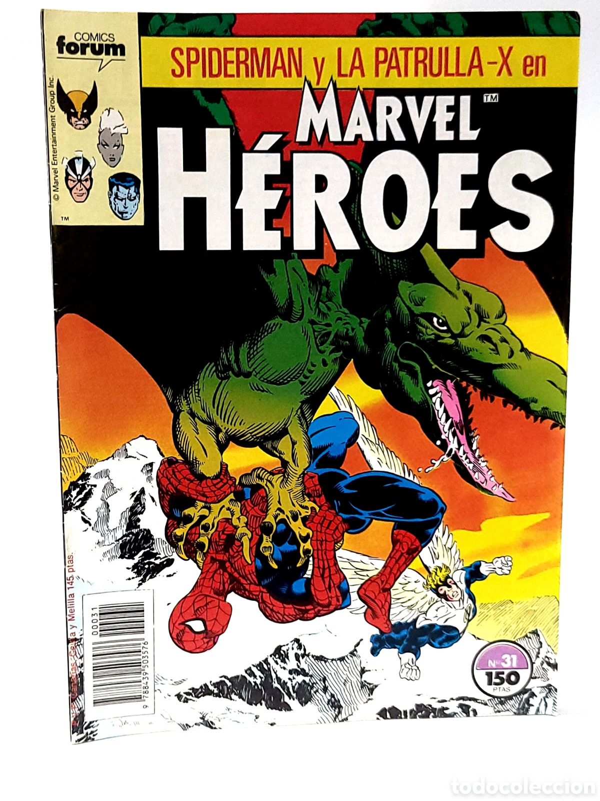 C&oacute;mics: CASI EXCELENTE ESTADO MARVEL HEROES 31 FORUM COMICS GRAPA - Foto 1