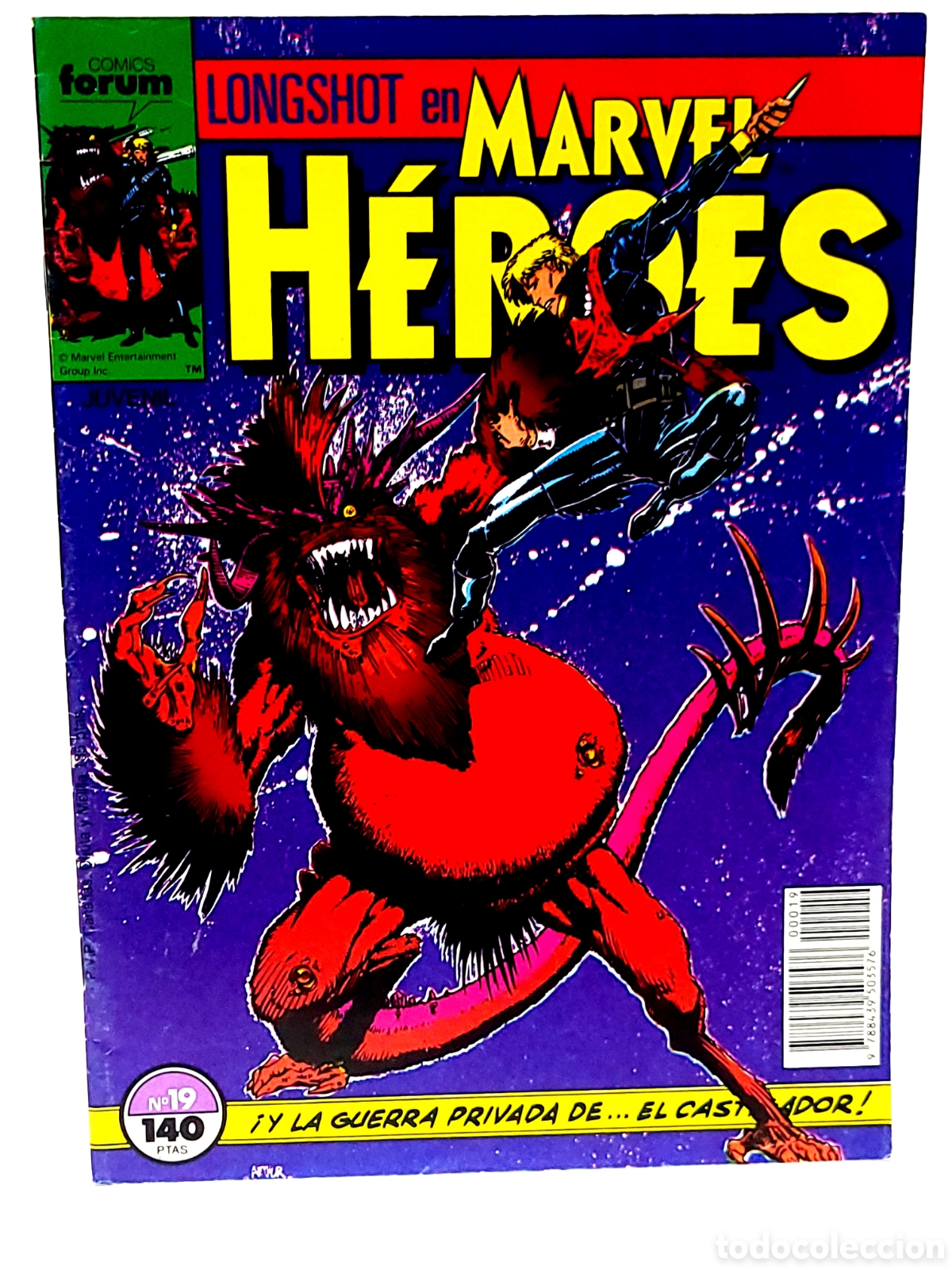 C&oacute;mics: CASI EXCELENTE ESTADO MARVEL HEROES 19 FORUM COMICS GRAPA - Foto 1