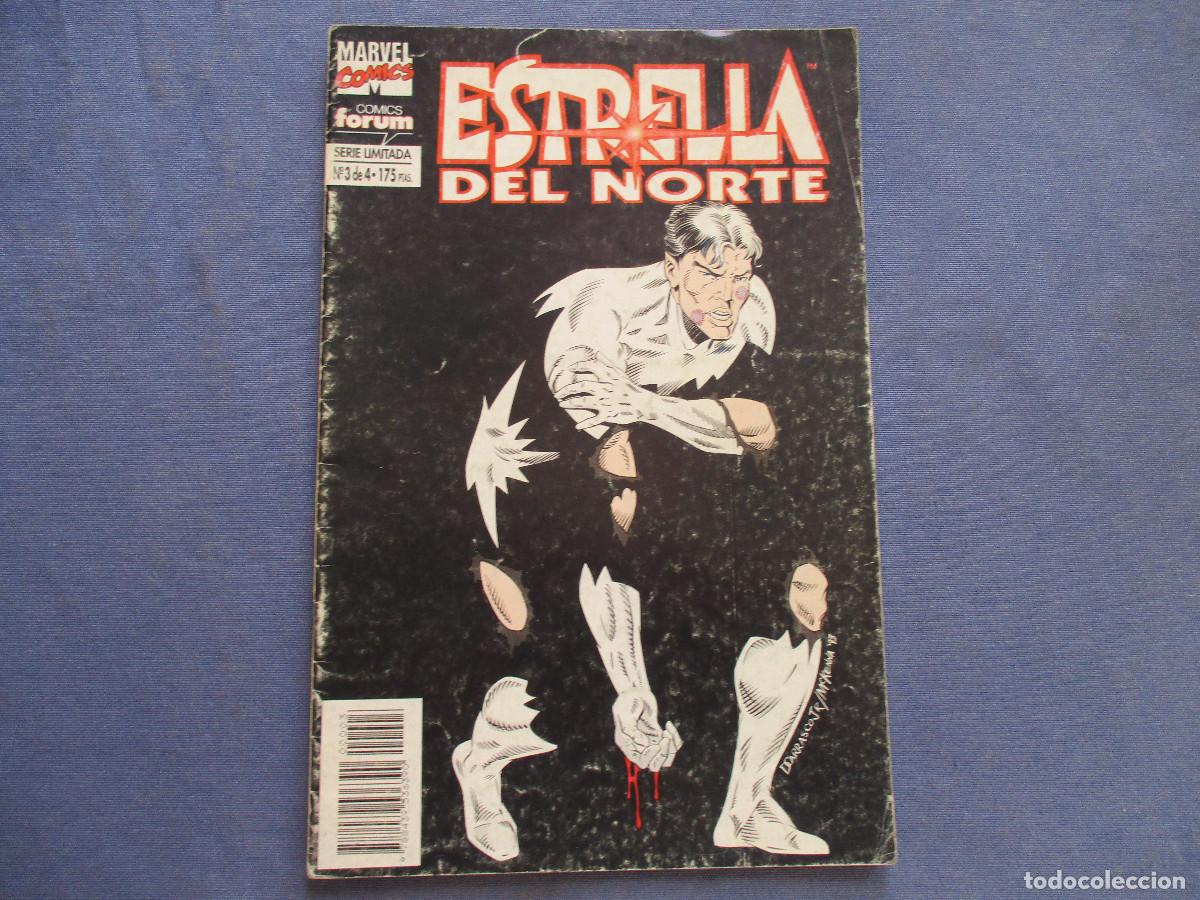 C&oacute;mics: MARVEL / ESTRELLA DEL NORTE N.&ordm; 3 de 4 FORUM 1995 - Foto 2