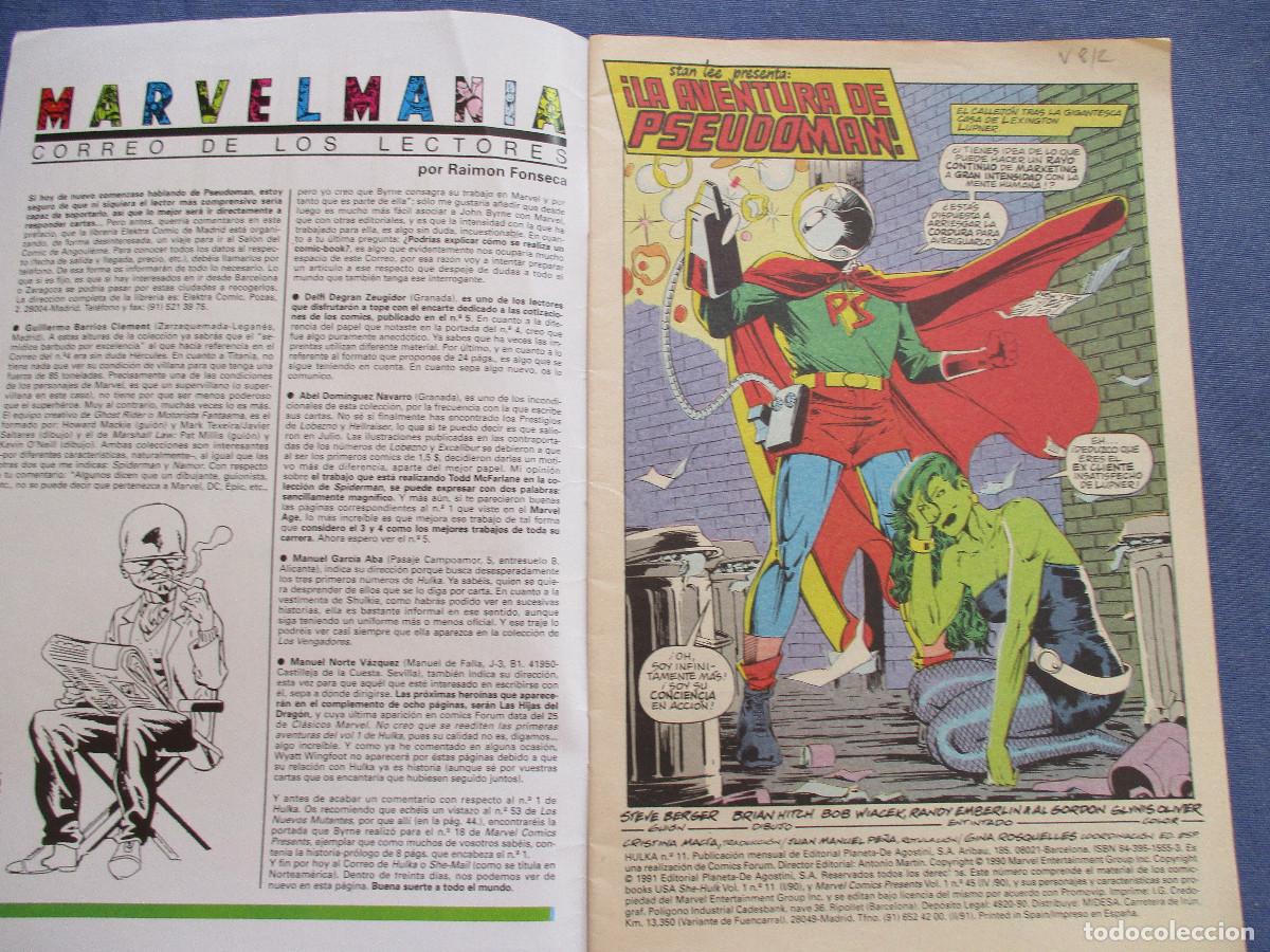 C&oacute;mics: MARVEL / HULKA N.&ordm; 11 FORUM 1991 - Foto 3