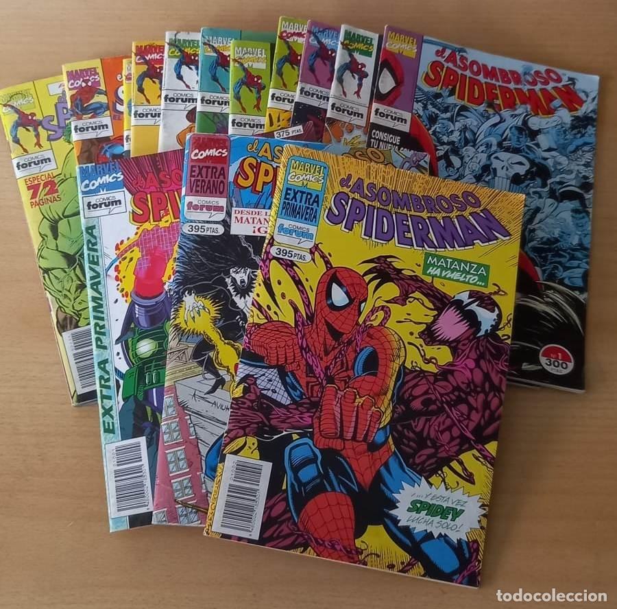 C&oacute;mics: EL ASOMBROSO SPIDERMAN - FORUM / COLECCI&Oacute;N COMPLETA (11 N&Uacute;MEROS + 3 EXTRAS) - Foto 1