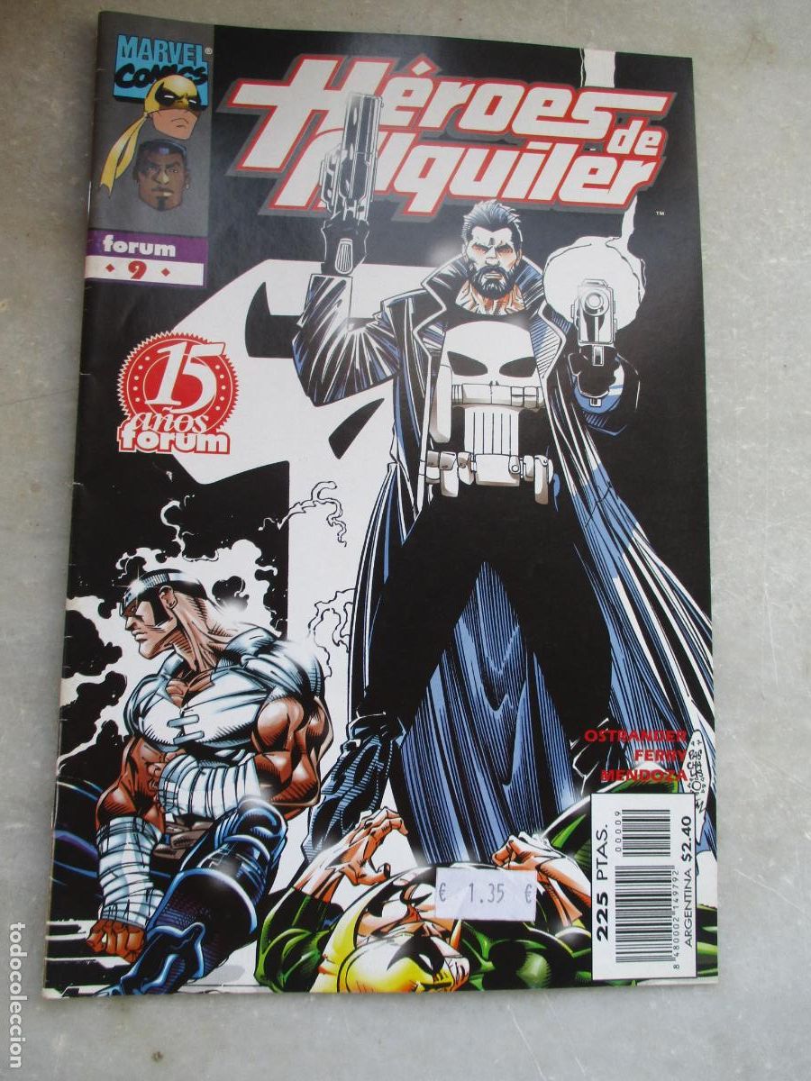 C&oacute;mics: MARVEL, H&Eacute;RROERS DE ALQUILER, N&ordm;. 9- FORUM - Foto 1