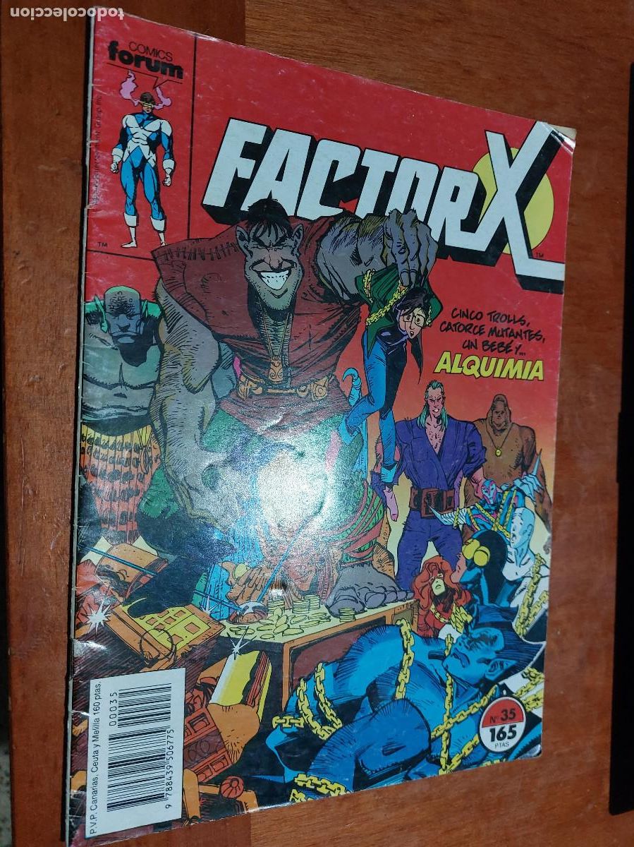 C&oacute;mics: 35 FACTOR X. ALQUIMIA. GRAPA. BUEN ESTADO - Foto 1
