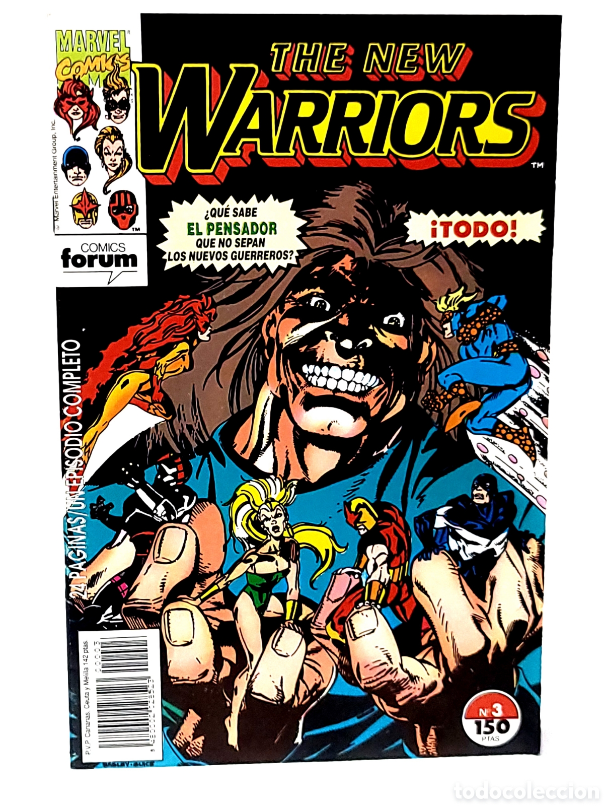 C&oacute;mics: DE KIOSCO THE NEW WARRIORS 3 FORUM COMICS GRAPA - Foto 1